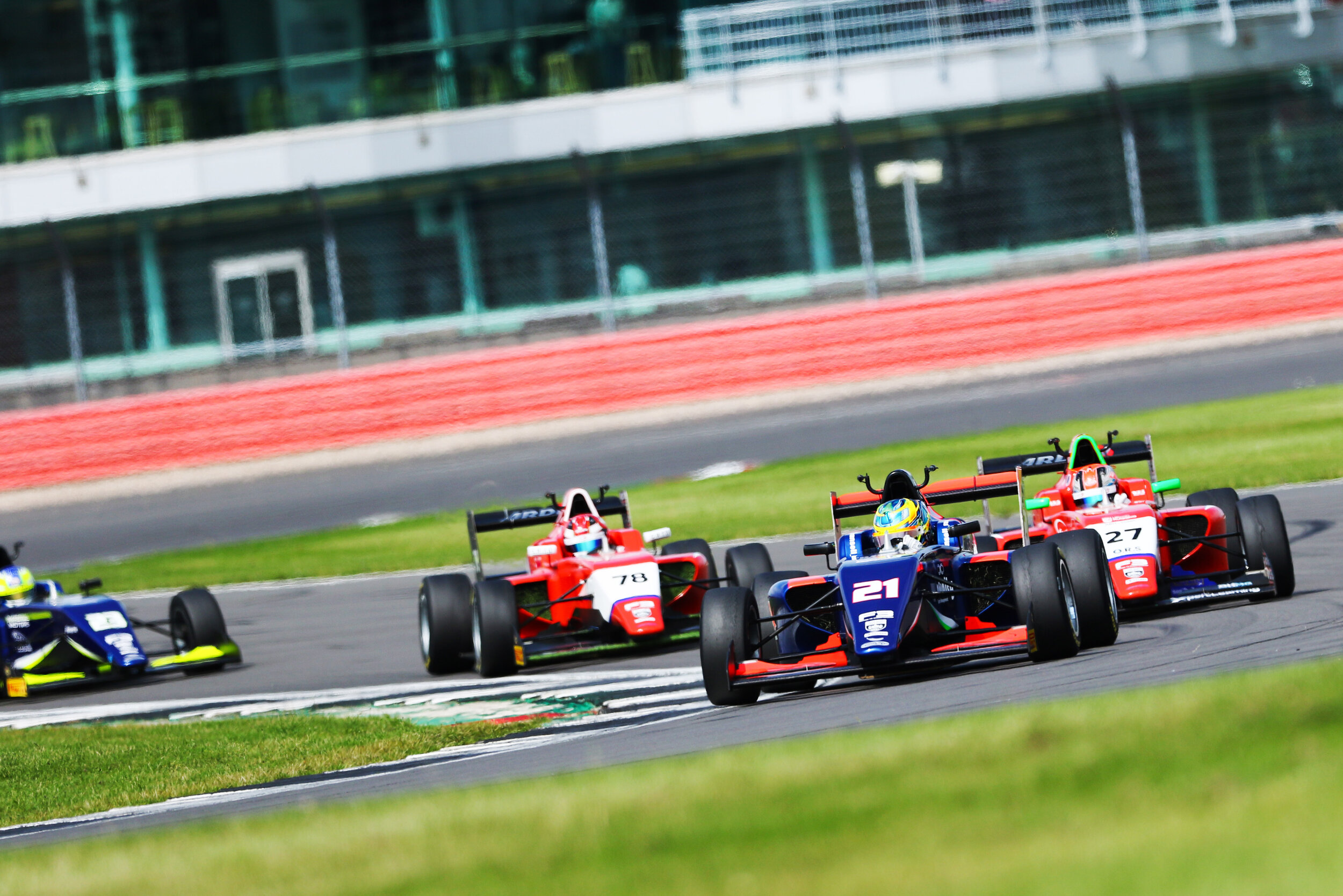Christian Mansell on-track at Silverstone. (Jakob Ebrey)