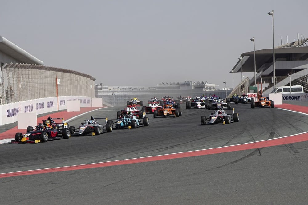 Full grids for 2024 Formula Regional Middle East, Formula 4 UAE as