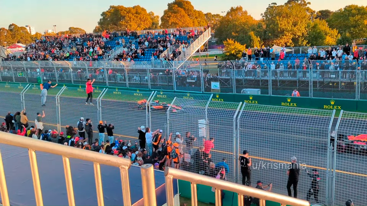 Australian Grand Prix track invasion breached International Sporting Code