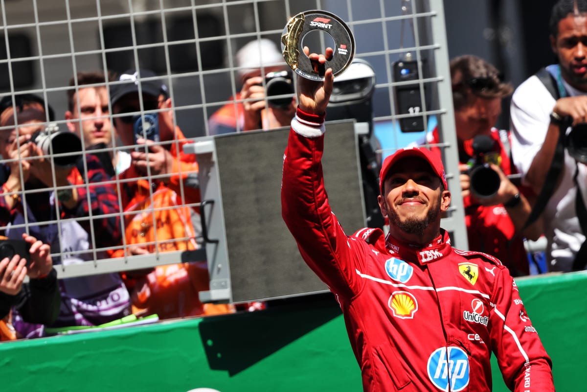 Lewis Hamilton delivers for Ferrari with sprint victory in Shanghai