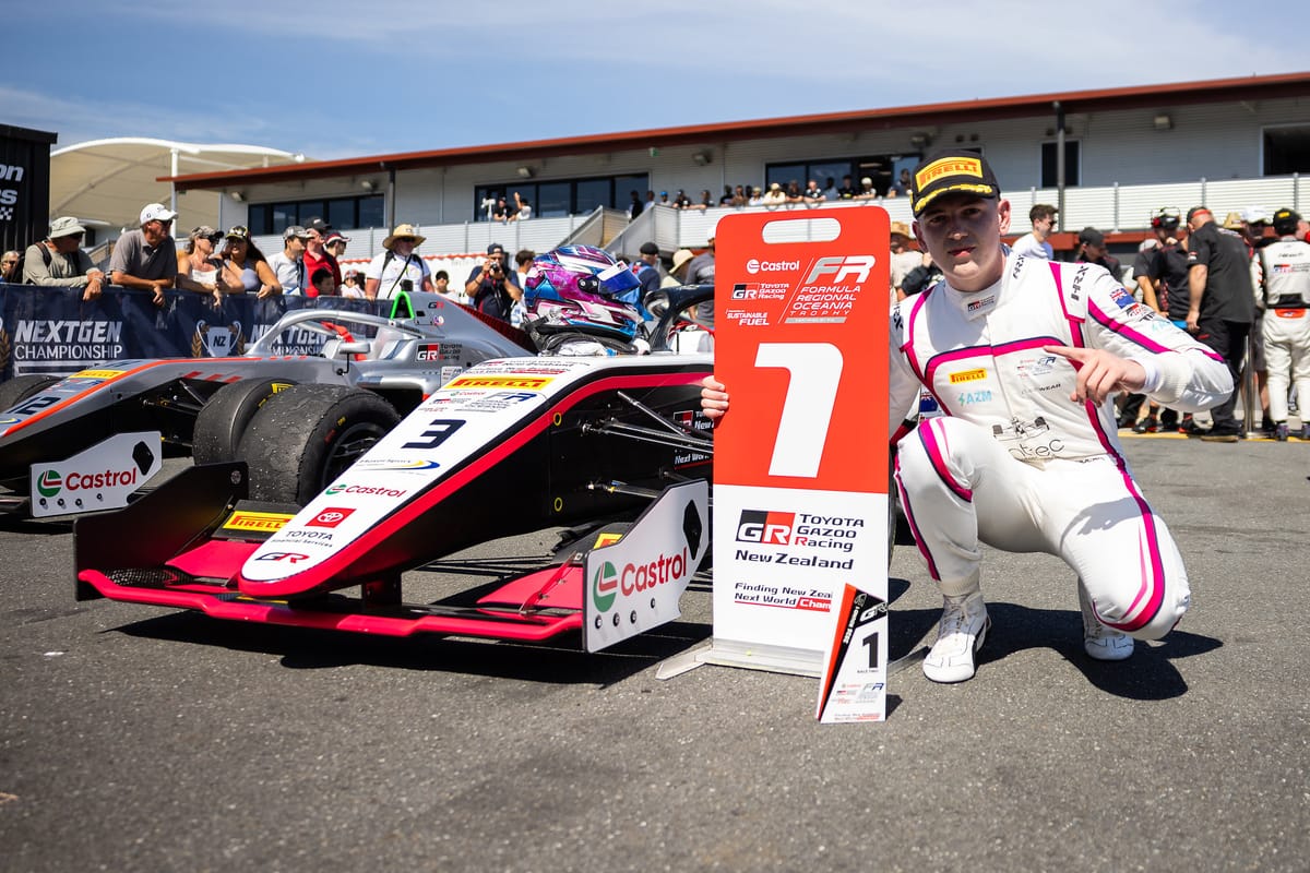Zack Scoular makes it an all-Kiwi opening day for FR Oceania at Hampton Downs