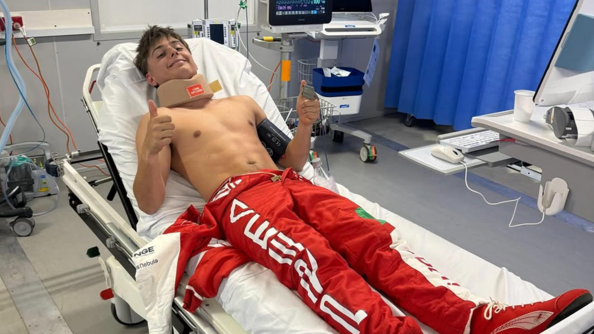 Kiwi Louis Sharp hospitalised after F3 Australian GP crash