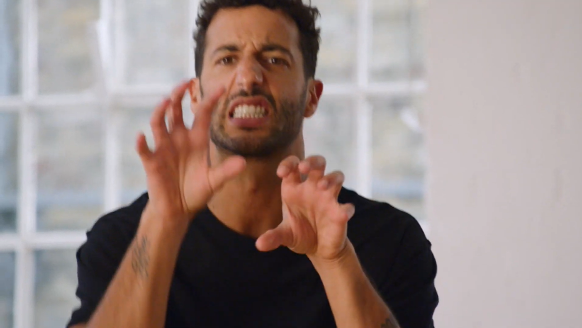 WATCH: Daniel Ricciardo reveals secret to success is more than "stunning good looks"