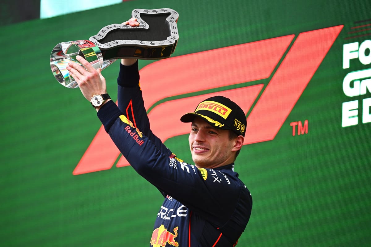 Max Verstappen seals grand slam with Imola race win as Ferrari falters