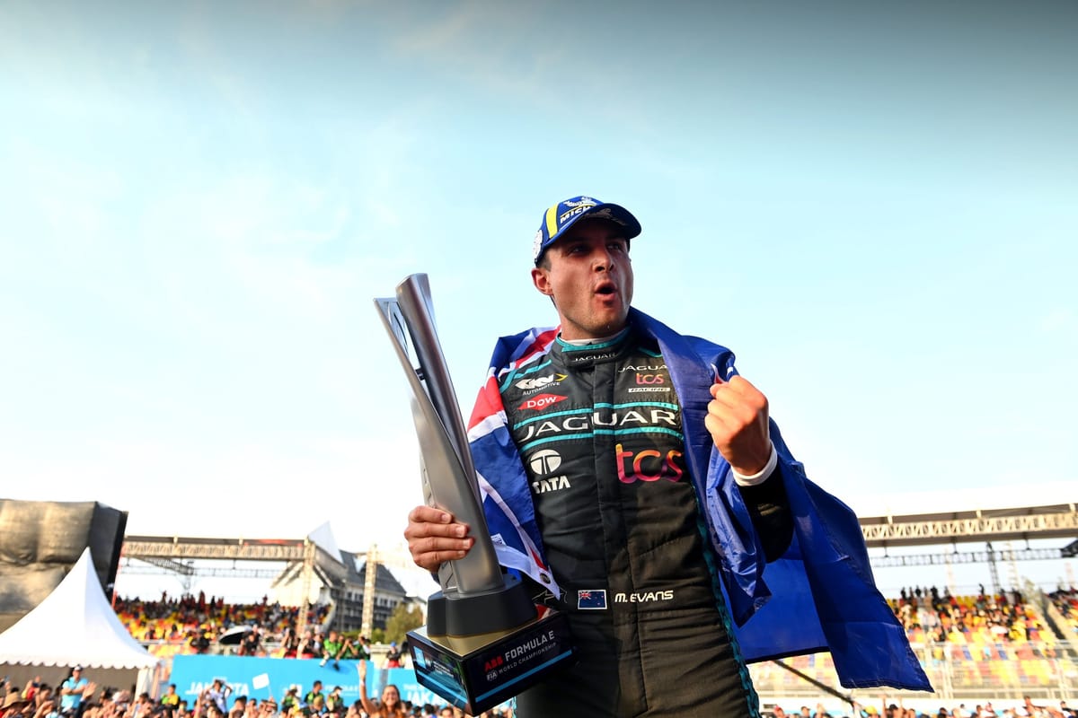 Mitch Evans wins inaugural Formula E round in Indonesia