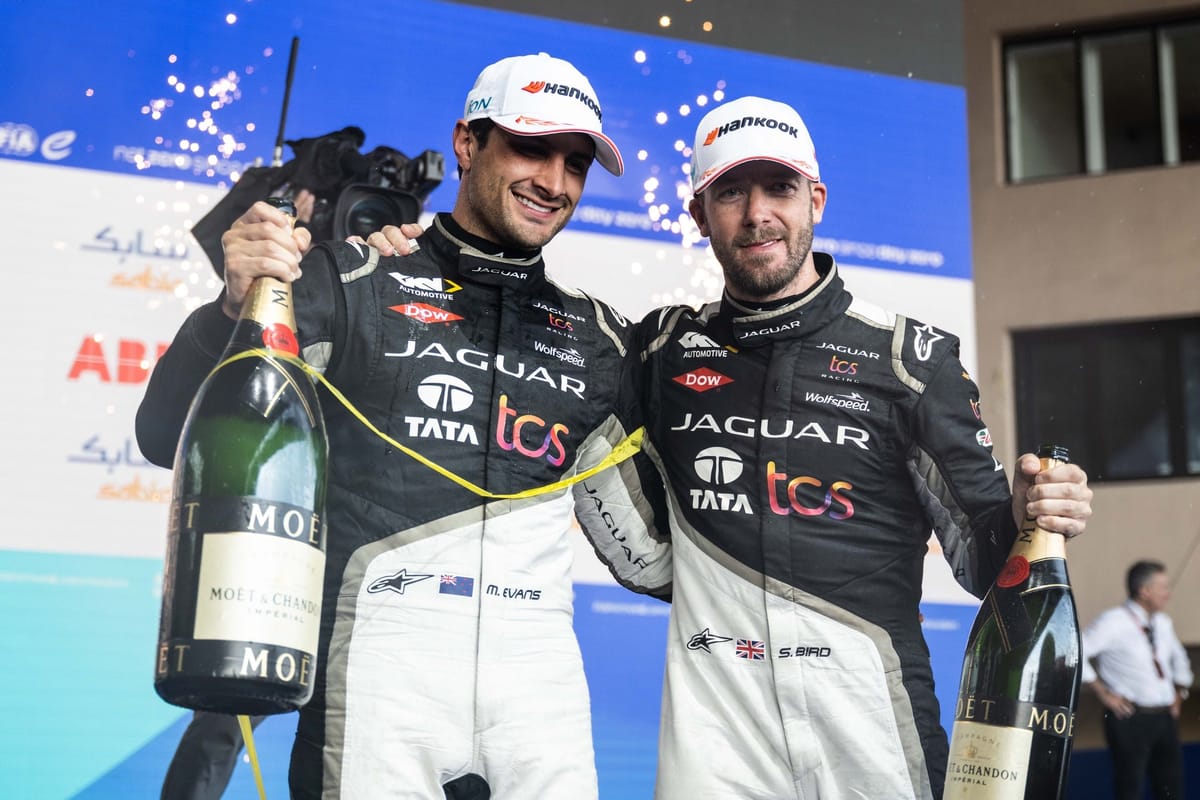 Mitch Evans leads historic Formula E one-two for Jaguar in Berlin E-Prix