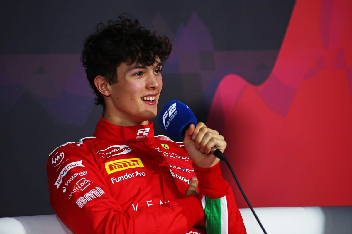 Oliver Bearman recovers from tough Bahrain to F2 pole in Saudi Arabia