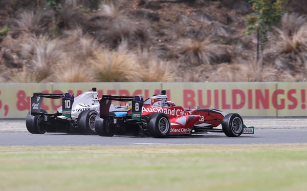Marcus Armstrong holds off Liam Lawson for thrilling first Toyota Racing Series victory
