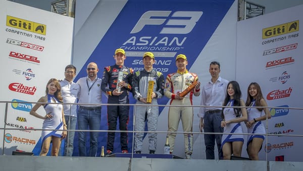 Sasahara takes first race of F3 Asia season, with Jack Doohan in processional second