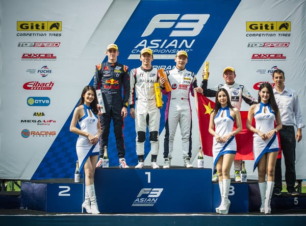 Ukyo Sasahara and Jack Doohan take yet another 1-2 finish in F3 Asian Championship Round 2 opener