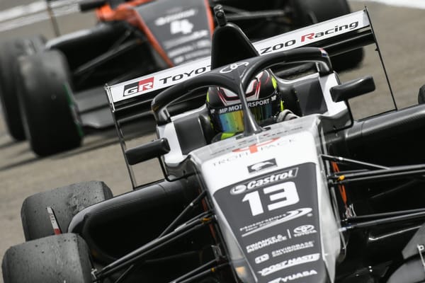 Tijmen van der Helm claims Toyota Racing Series victory as championship rivals draw level