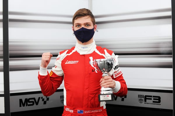 Bart Horsten takes podium in British F3 opener marred by technical issues
