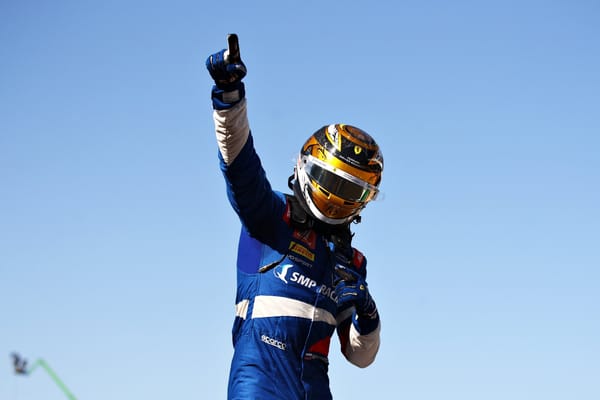 Robert Shwartzman wins interrupted Formula 2 opener at Silverstone