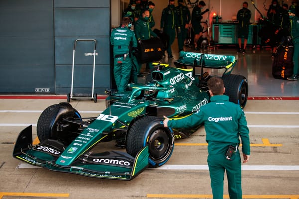 Aston Martin the first 2022 Formula 1 car to hit the track