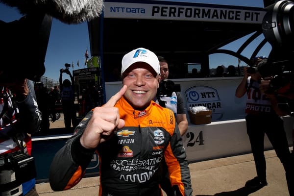 Felix Rosenqvist edges out Scott McLaughlin for Indycar pole at Texas