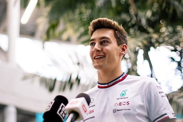 George Russell sets the early pace in Miami