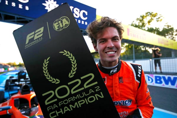 Felipe Drugovich wins 2022 Formula 2 title in Monza pit lane