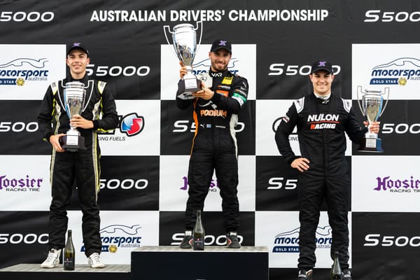 Third victory for Joey Mawson to complete S5000 sweep in Tasmania